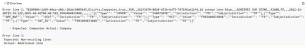 Allure report showing CSV line‑by‑line comparison errors, including mismatched and additional lines